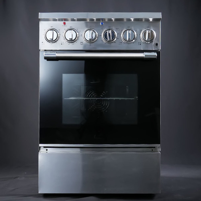 خرید 24'' خود ایستاده محدوده الکتریکی 4 عنصر اجاق گاز الکتریکی با کوره 80L / 2.8 Cu.Ft online manufacture