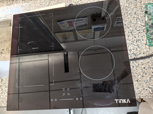 خرید اجاق های سرامیکی 60 سانتی متر برنر برقی آشپزخانه ساخته شده در شیشه سیاه کوک با 4 منطقه پخت و پز online manufacture